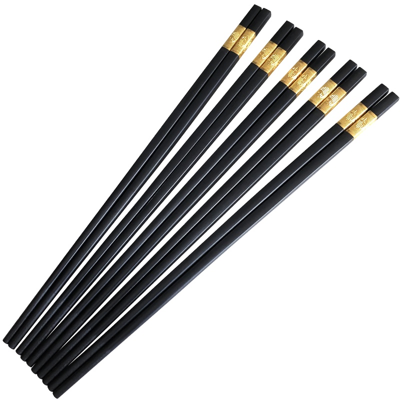 是尚品牌合金筷子不锈不发霉耐高温合金筷30双装 礼品家用酒店日式筷子高档合金筷（30双装）