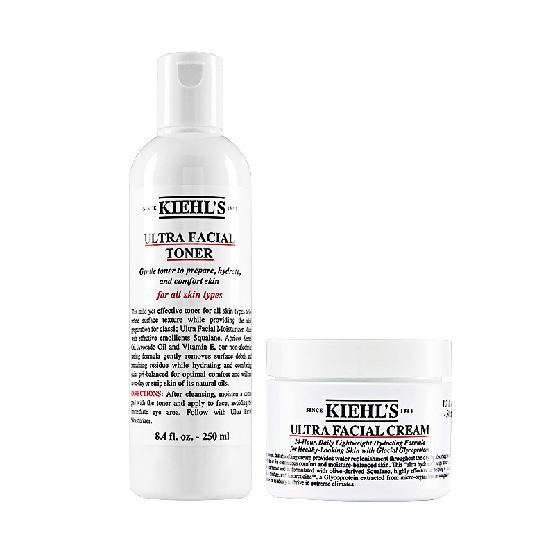 Kiehl's科颜氏高保湿水霜套装(高保湿水250ml+高保湿面霜50ml)