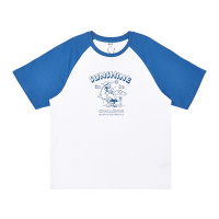 A21春季2021新款男装宽松圆领插肩短袖衫男士潮牌情侣印花T恤女