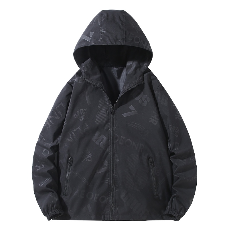 PMMP夹克大码男装外套春秋季薄款宽松潮胖子外衣时尚休闲百搭外套