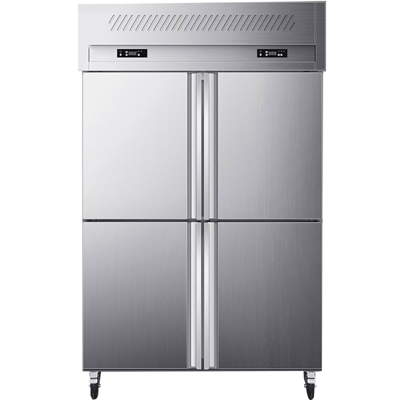 德玛仕 DEMASHI 商用风冷四门冰柜 立式冷冻 冷柜不锈钢冰箱厨房电器 四门全冷冻LD1.0L4W