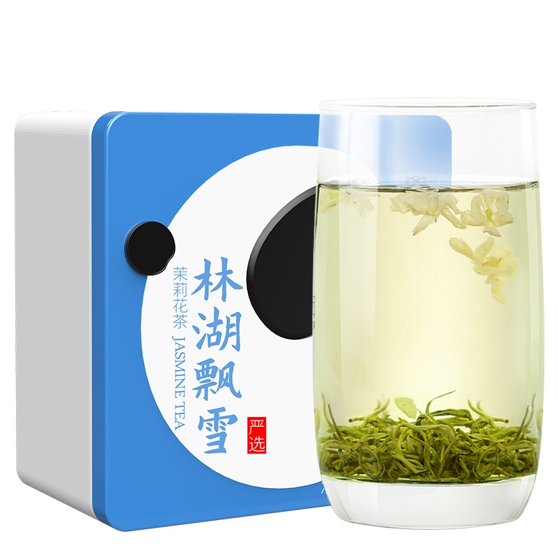 川红 特级明前茉莉花茶茶叶100g/罐