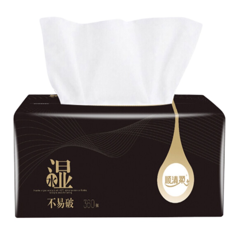 东顺清柔 纸抽纯净版纸巾 3层*120抽*20包(整包销售)
