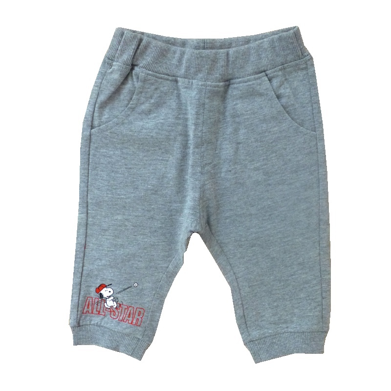 ONOOPY史努比童装专柜正品童装男童灰色半裤洋气夏装新款中小2-13岁儿童黑色薄款儿童休闲运动五分裤90-140cm