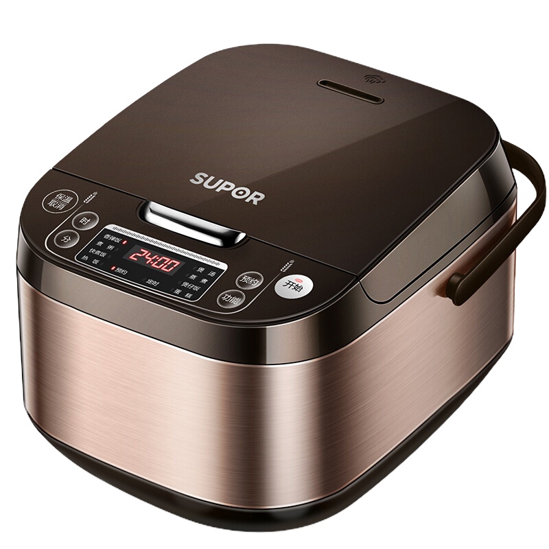 苏泊尔(SUPOR)豪华智能电饭煲 5L 家用电饭锅 智能预约 炫彩拉丝金属煲体 SF50FC643（XF）