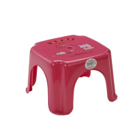 茶花印花儿童方凳0811