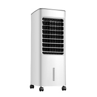 美的 冷风扇单冷立式家用大风量迷你小空调扇 AC100-18D 白色 机械版控制方式不支持定时5L水箱大容量