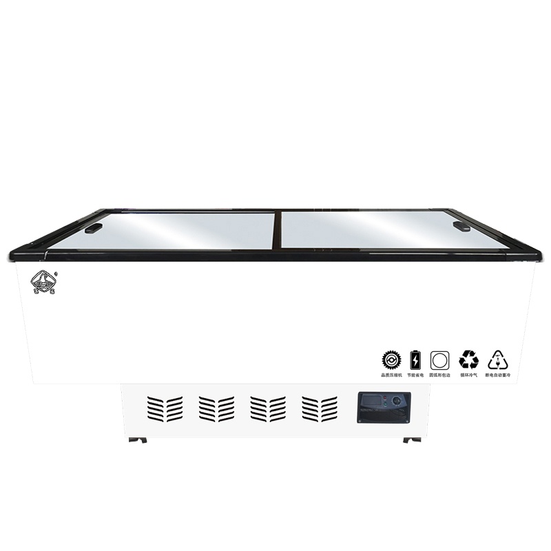 冰熊(bing xiong)1.8米组合岛柜冷藏展示柜商用大容量卧式冰柜冷柜超市展示岛柜海鲜岛柜-DSDG-1850X