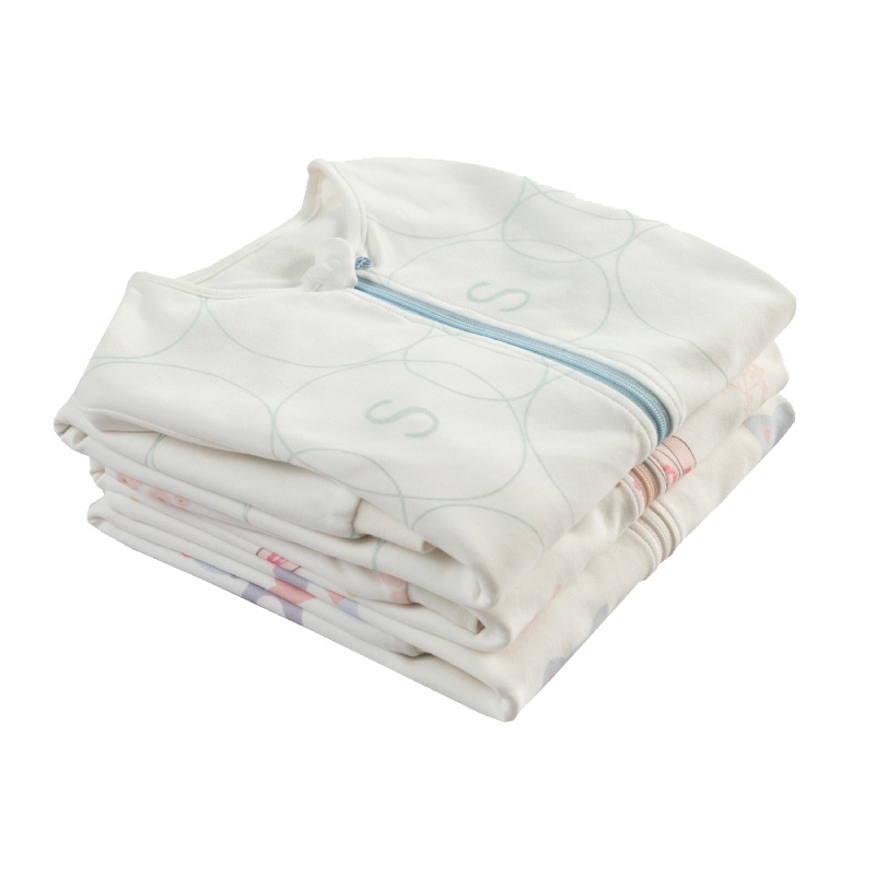 喜临门双层针织分腿睡袋婴儿四季春夏秋冬睡袋儿童纯棉可脱分腿