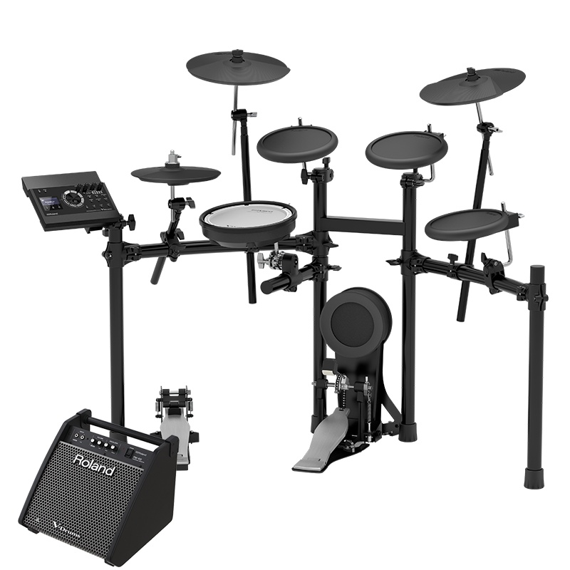 罗兰(Roland)电子鼓TD17KL 专业演奏电子鼓电鼓便携儿童练习演出爵士鼓通用电架子鼓+罗兰电鼓音箱套装