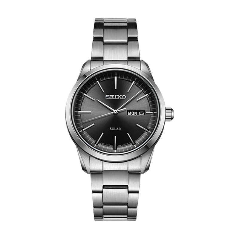 SEIKO精工手表Gents系列商务石英太阳电能男表 SNE527P1