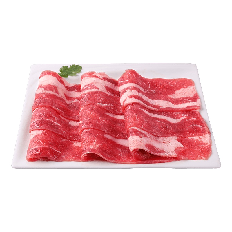 伊赛 厚切肥牛片520g 牛肉生鲜 火锅食材