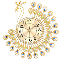 久久达创意客厅摇摆挂钟大现代简约时尚个性钟表静音装饰挂表石英钟