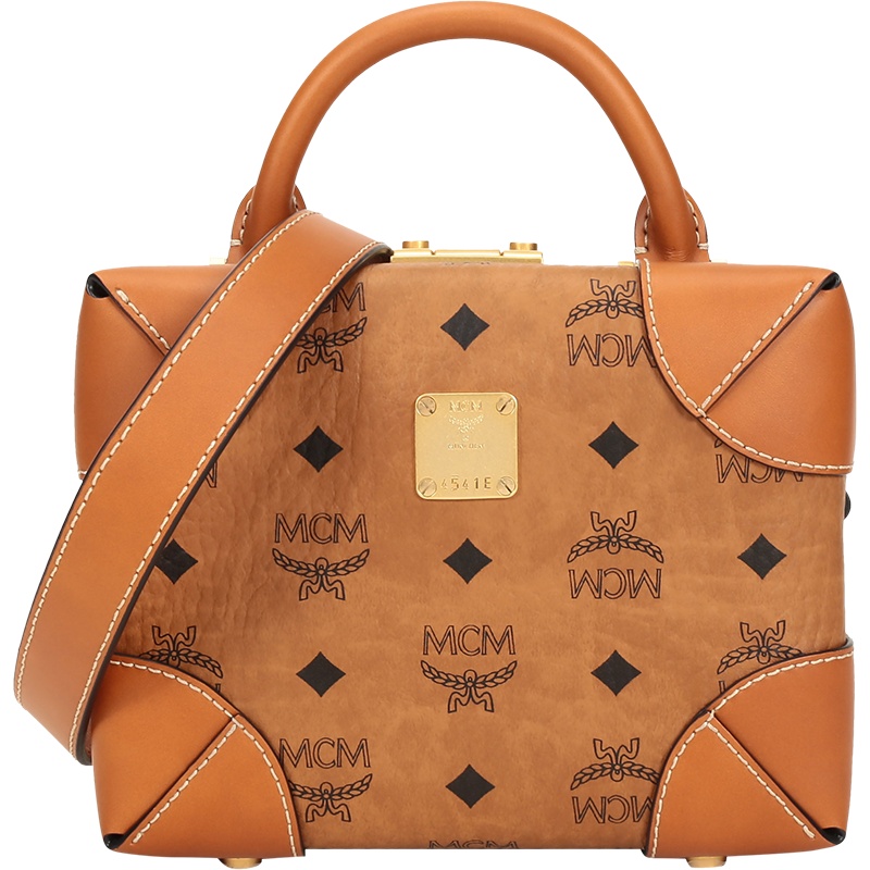 MCM 女士 涂层帆布手提单肩斜挎包 MWRAABF03