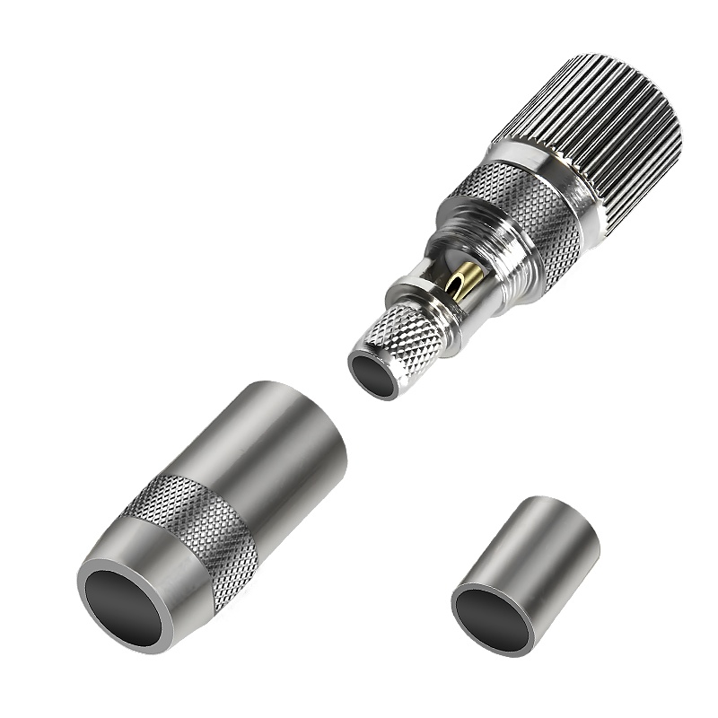 博扬 L9头2M两兆头 E1西门子接线端子 DDF射频线插头同轴SYV-75-3-1电缆连接器 10个装 BY-L9-3