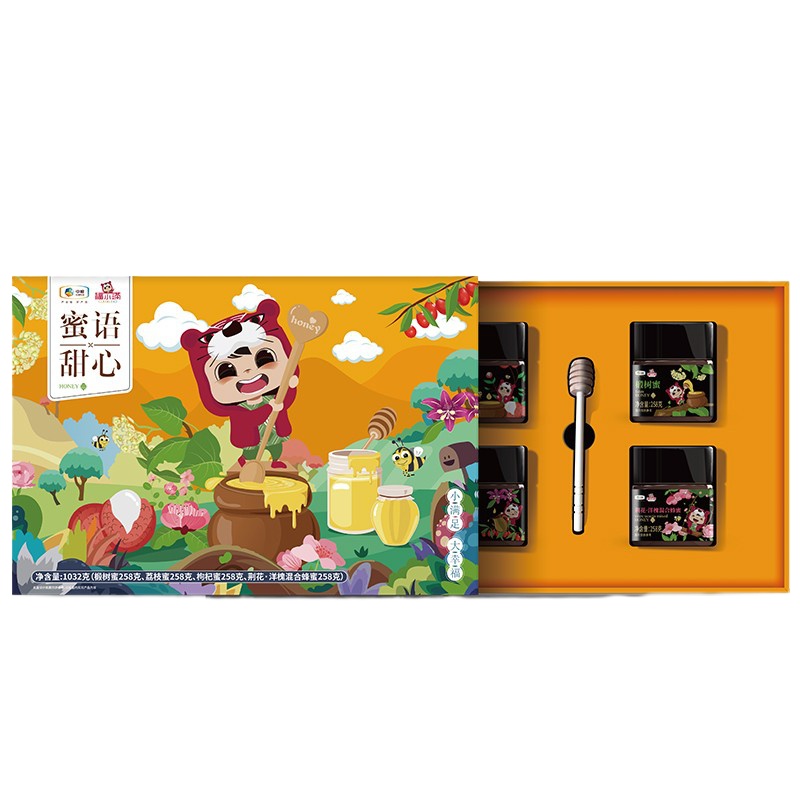 中粮福小满中粮蜂蜜蜜语甜心1032g