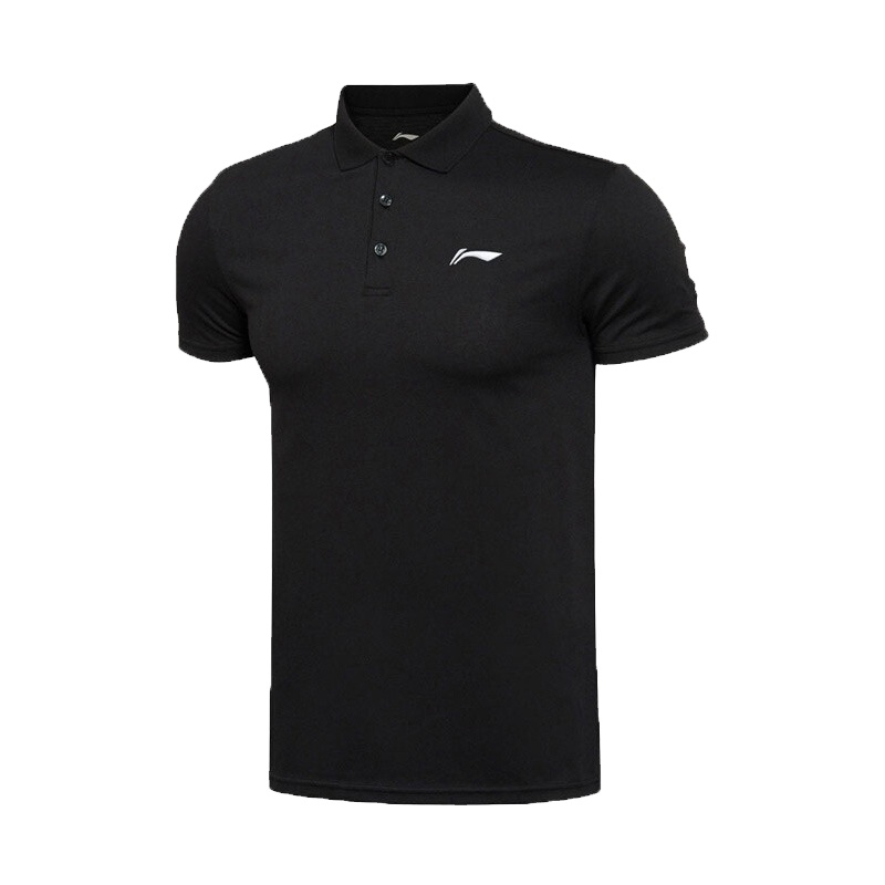 LINING李宁夏季男子训练系列翻领短袖POLO衫APLN433