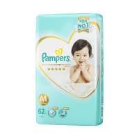 Pampers帮宝适一级帮纸尿裤中码M62片/包 空气纸尿裤婴儿透气尿不湿