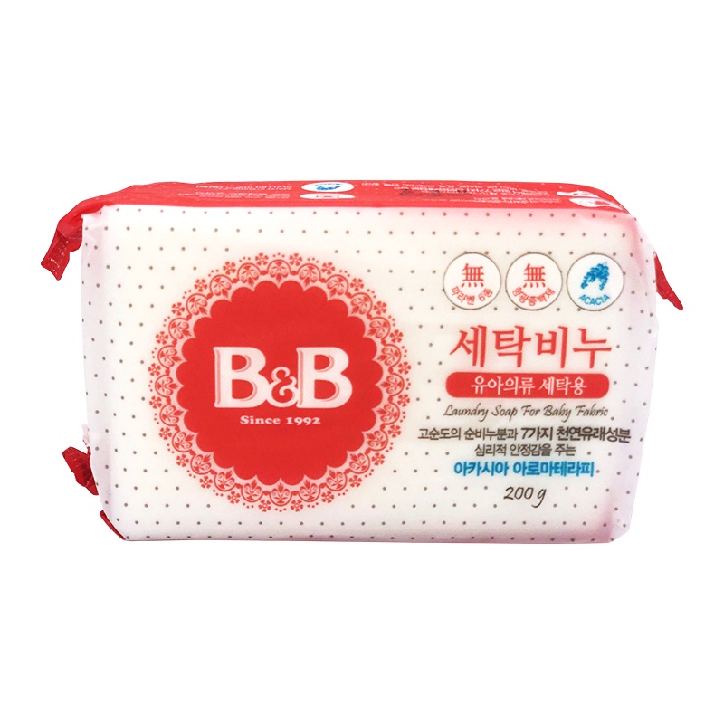 B&B 保宁 婴儿天然抗菌洋槐洗衣皂 200g