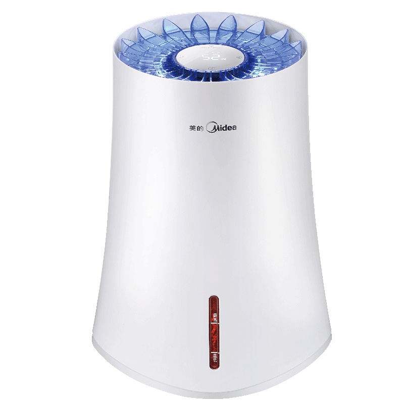 美的(Midea) 空气加湿器 SZK-3B20 2.0L水箱度数显示 无雾蒸发式加湿 办公室卧室家用迷你静音加湿器