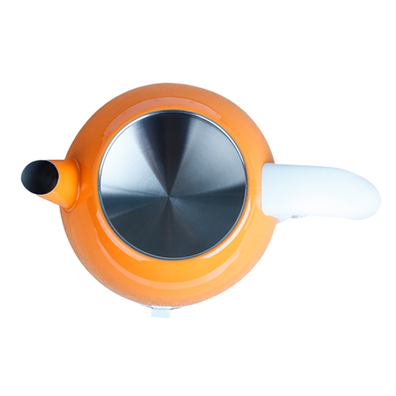 北欧欧慕(nathome) 迷你不锈钢保温电热水壶NSH0801阳橙