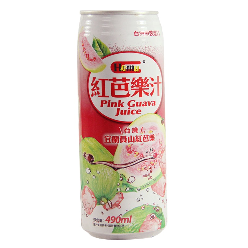 Hamu-红番石榴汁(红芭乐汁饮料)490ml