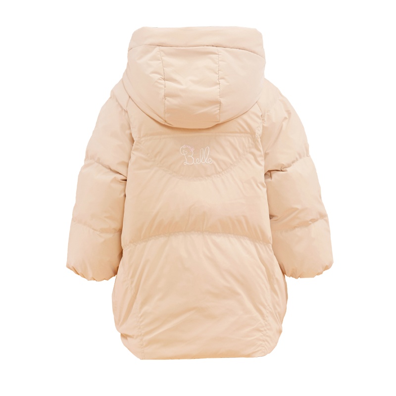 史努比(SNOOPY)童装中大童加厚中长款羽绒服儿童冬装女童保暖外套2021新款女NPD615