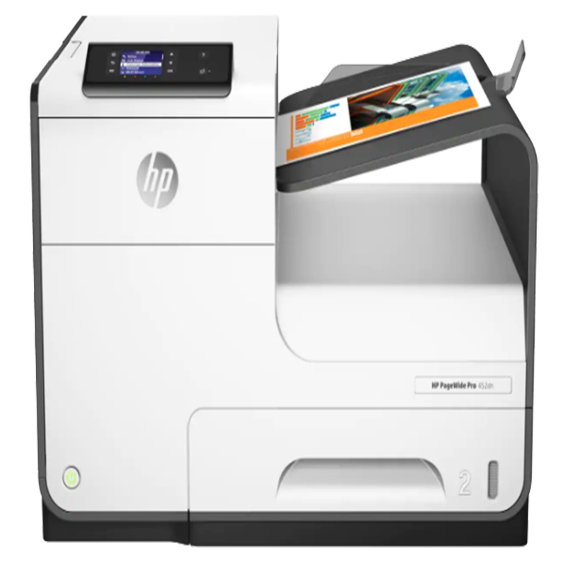 惠普(HP) PageWide Pro 452DN 彩色页宽喷墨打印机 自动双面打印