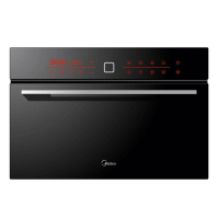 美的(Midea)嵌入式电蒸炉 电蒸箱 TPN26MMY-SAL 26升 黑晶欧式家用 智能触屏 魅影系列