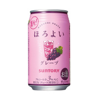 三得利 和乐怡(HOROYOI)日本进口 预调酒 鸡尾酒 果酒 葡萄口味350ml*6罐