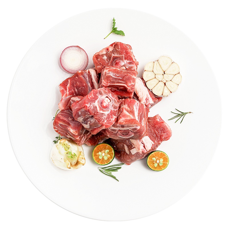 大庄园羊蝎子1kg/袋 羊脊骨羊脖骨 原肉非调理 煲汤炖食 新鲜食材羊蝎子
