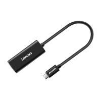 联想(lenovo)LX0804 移动扩展坞 转换器 转接线 分线器 集线器Type-c转RJ45千兆网口 颜色随机