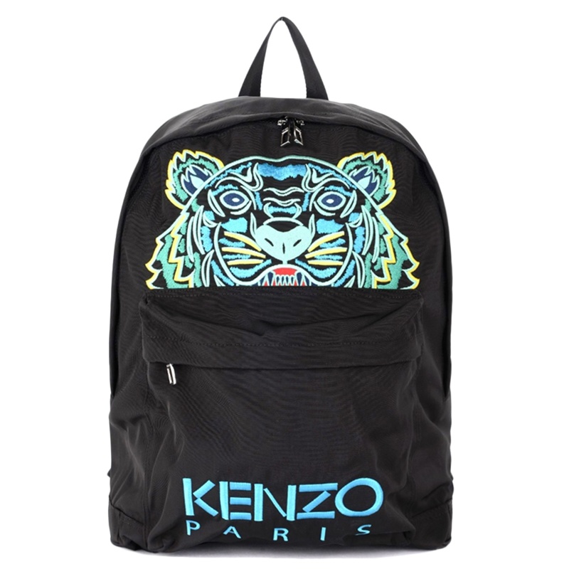 [直营]Kenzo 高田贤三 男士黑色虎头图案双肩包 F955SF306F20-99D