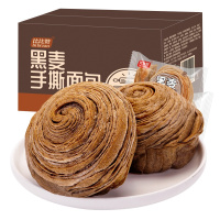 [满199减125元]欧贝拉黑麦手撕面包1000g箱装(黑麦手撕面包整箱粗粮早餐速食小蛋糕点代餐充饥零食品)