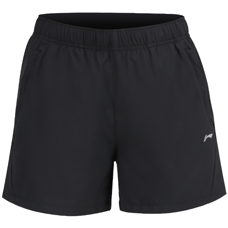 李宁女速干跑步透气运动短裤