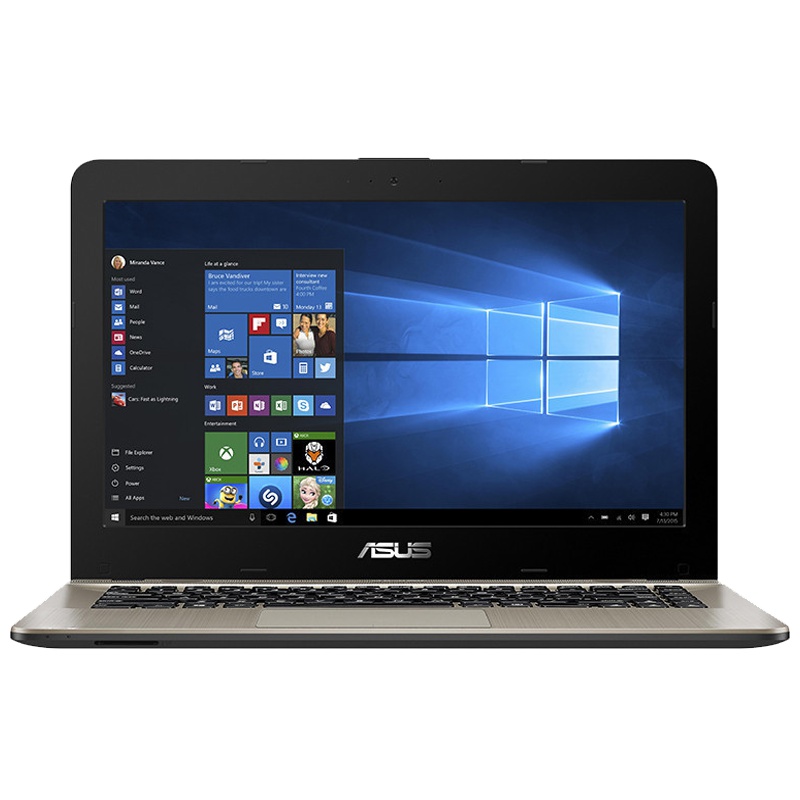 华硕（ASUS）顽石 X580NV3450 15.6英寸轻薄本家用办公笔记本电脑 四核 N3450 4G 500GB机械硬盘 2G独立显卡 win10系统