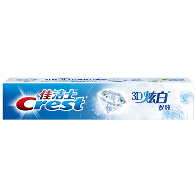 佳洁士3D炫白双效牙膏90g