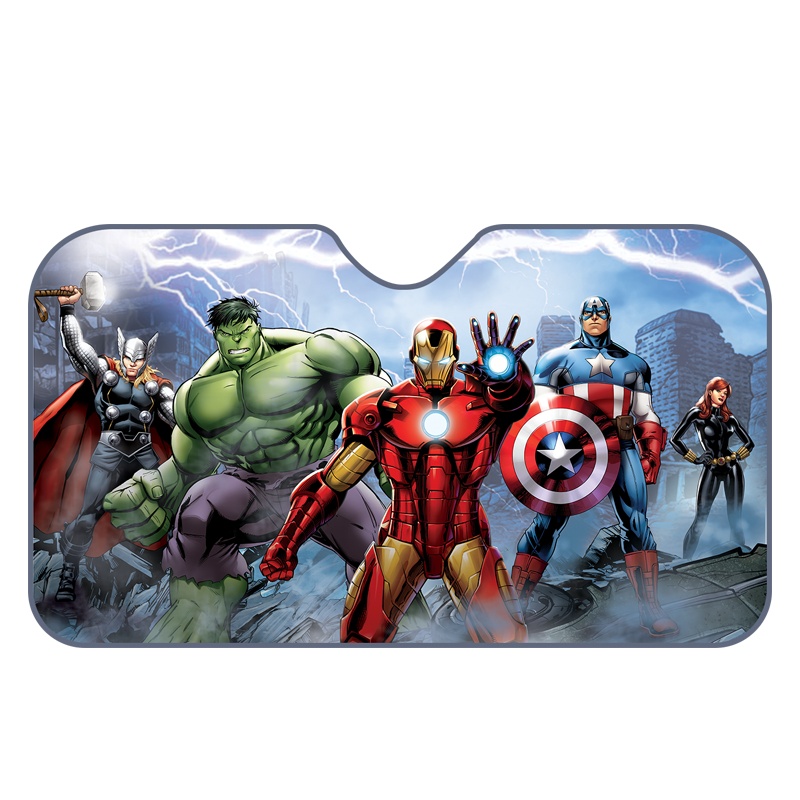 GiGi漫威Marvel汽车遮阳挡 车载夏季防晒隔热遮阳帘 前挡风玻璃遮阳遮光板复仇者联盟系列M-001