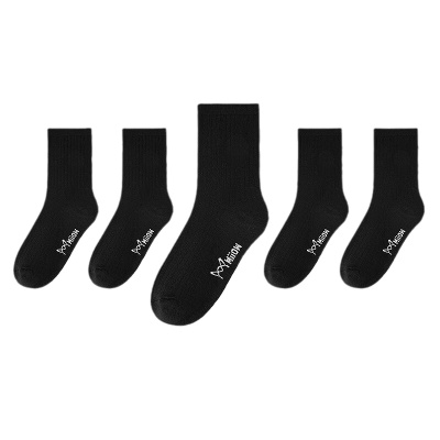 猫人MiiOW 袜子男精梳棉男士袜子透气吸汗男士商务棉质中筒长袜休闲运动棉袜