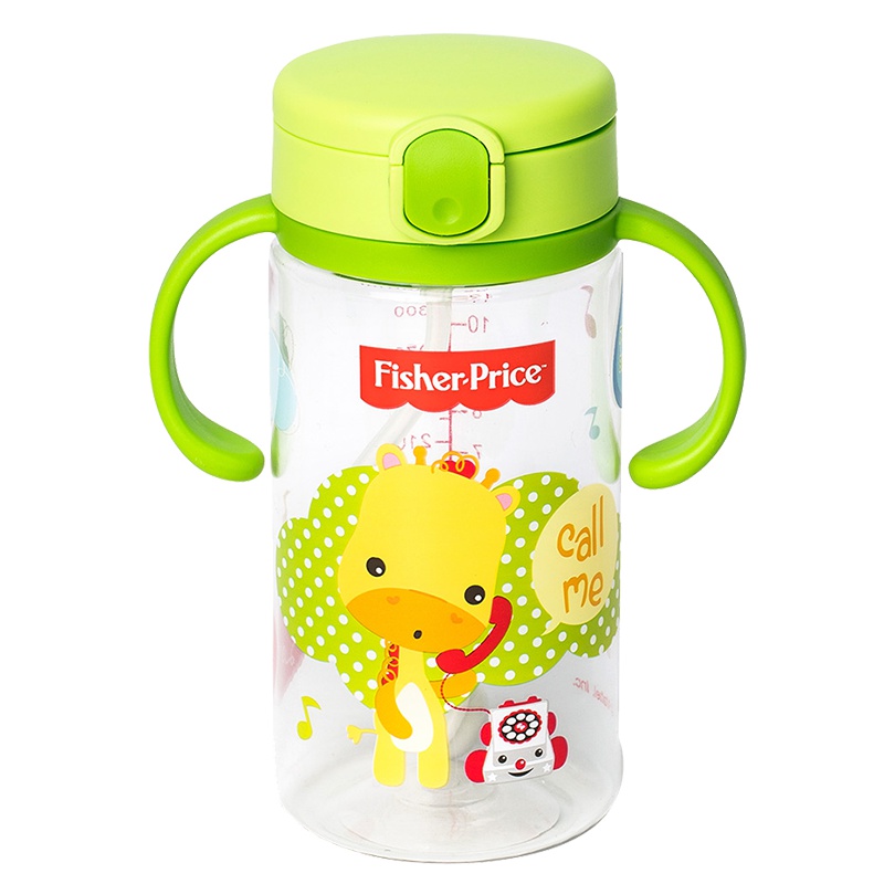 费雪牌(FISHER-PRICE) 母婴幼儿童学饮杯带手柄 FP-8027D 绿色 适用年龄:12个月以上