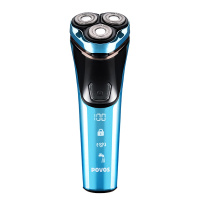 奔腾(POVOS旋转式剃须刀PW826S 独立浮动3刀头 全身水洗设计