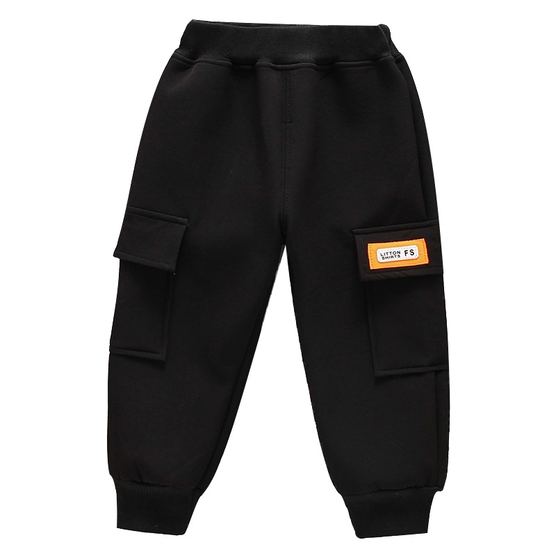 男童裤子秋冬装2020新款儿童休闲裤男孩加绒宝宝长裤中小童工装裤