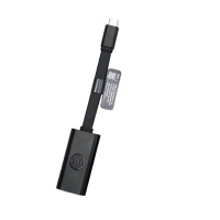 戴尔(DELL)Type-c转hdmi转接头 USB-C转HDMI转换线4K高清转接线 XPS转换器 黑色