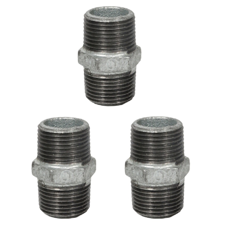 OL 镀锌可锻铸铁对丝 镀锌对丝65