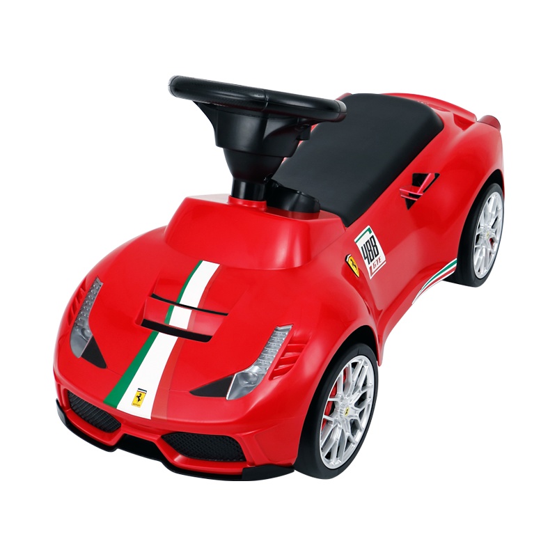 星辉学步车 法拉利458猪猪车 红