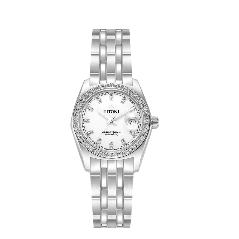 TITONI梅花宇宙系列女士机械表729S-DB-307