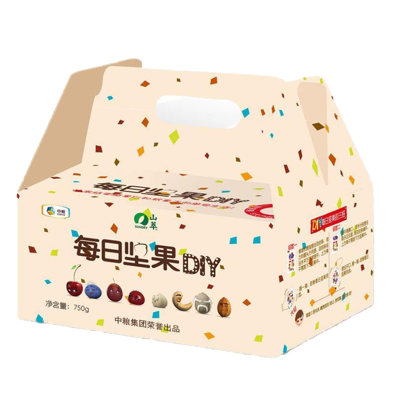 中粮山萃每日坚果DIY混合干果每天天果仁25g*30包孕妇零食礼盒装