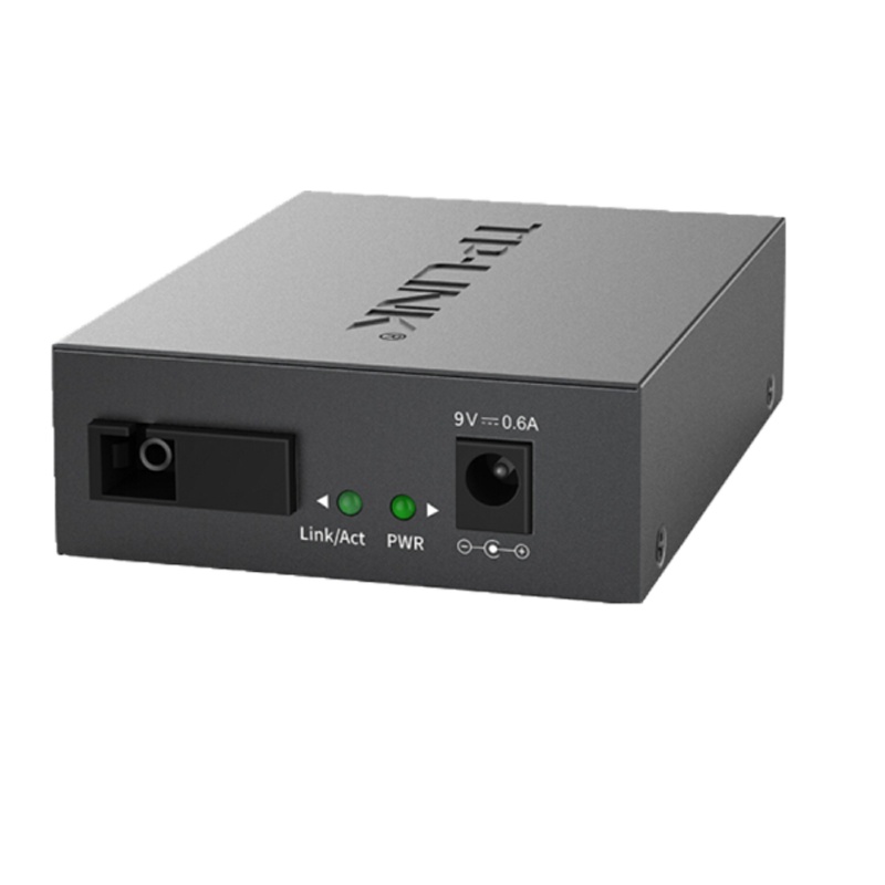 普联TP-LINK TL-FC314B-3 千兆单模单纤4网口 光纤收发器