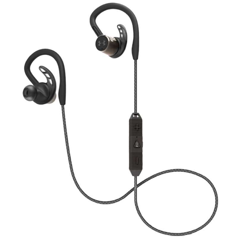JBL UA Sport Wireless Pivot 安德玛联名款 专业无线蓝牙入耳运动耳机 耳挂式UA2.0 黑色