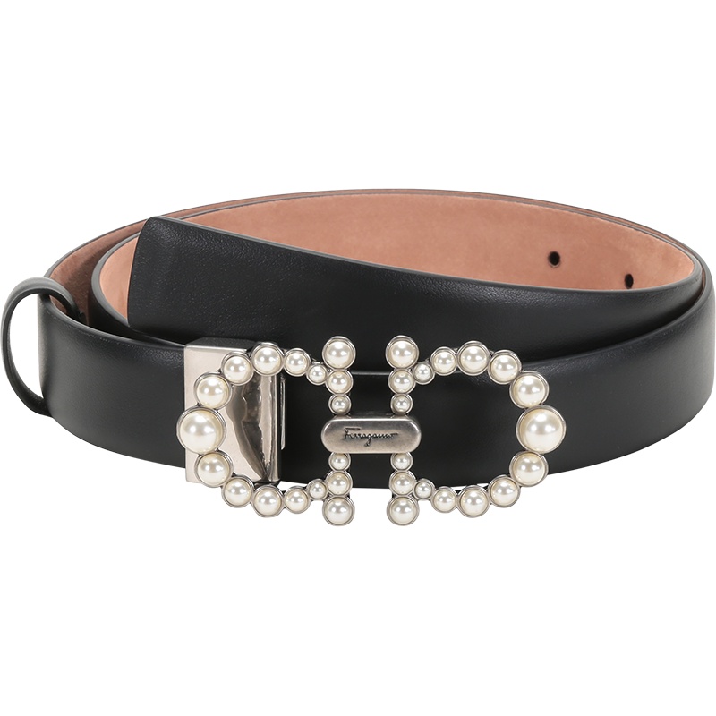 Salvatore Ferragamo 菲拉格慕 女士 牛皮板扣式皮带腰带230054